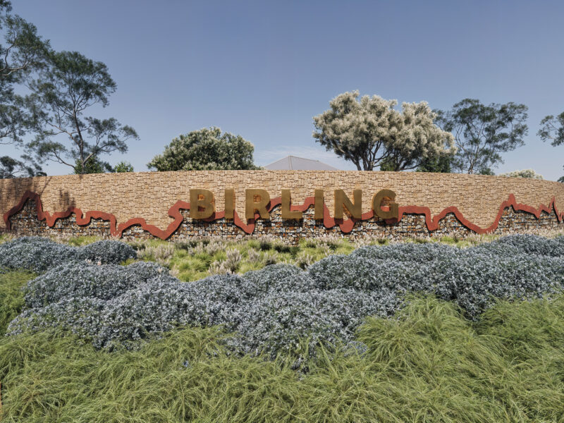 Building the Story: Birling’s Entry Wall Takes Shape