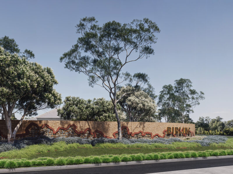 Building the Story: Birling’s Entry Wall Takes Shape