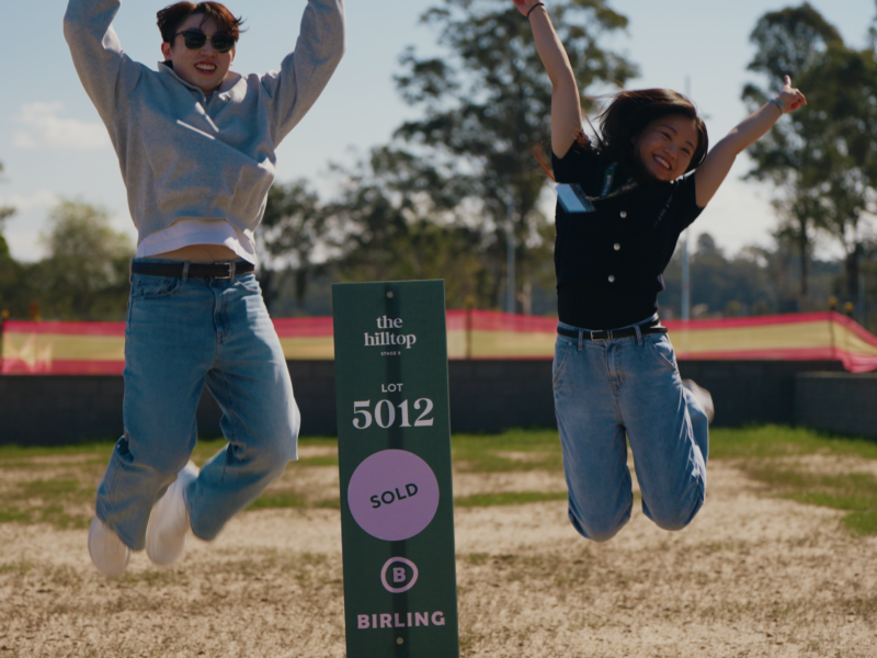 The moment a homesite starts to feel like home